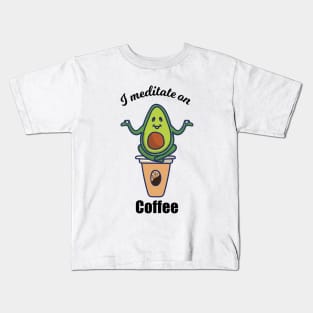 Yoga and Coffee Kids T-Shirt